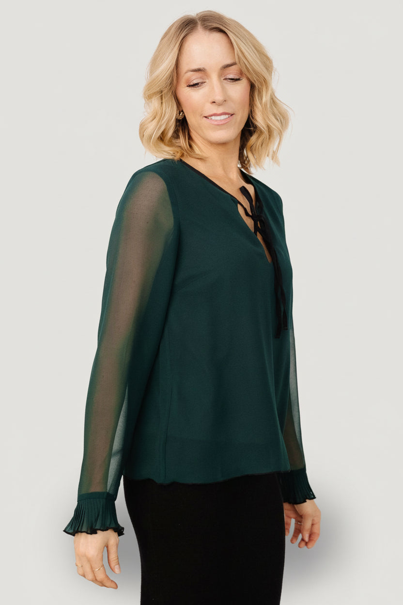 Cambridge Top | Emerald