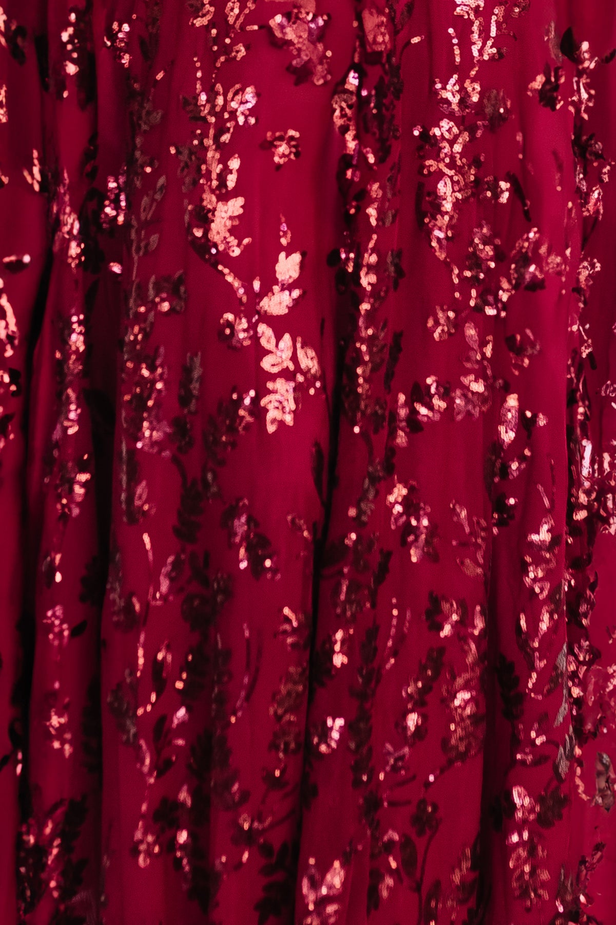 Fabric Swatch - Destiny Sequin | Wine