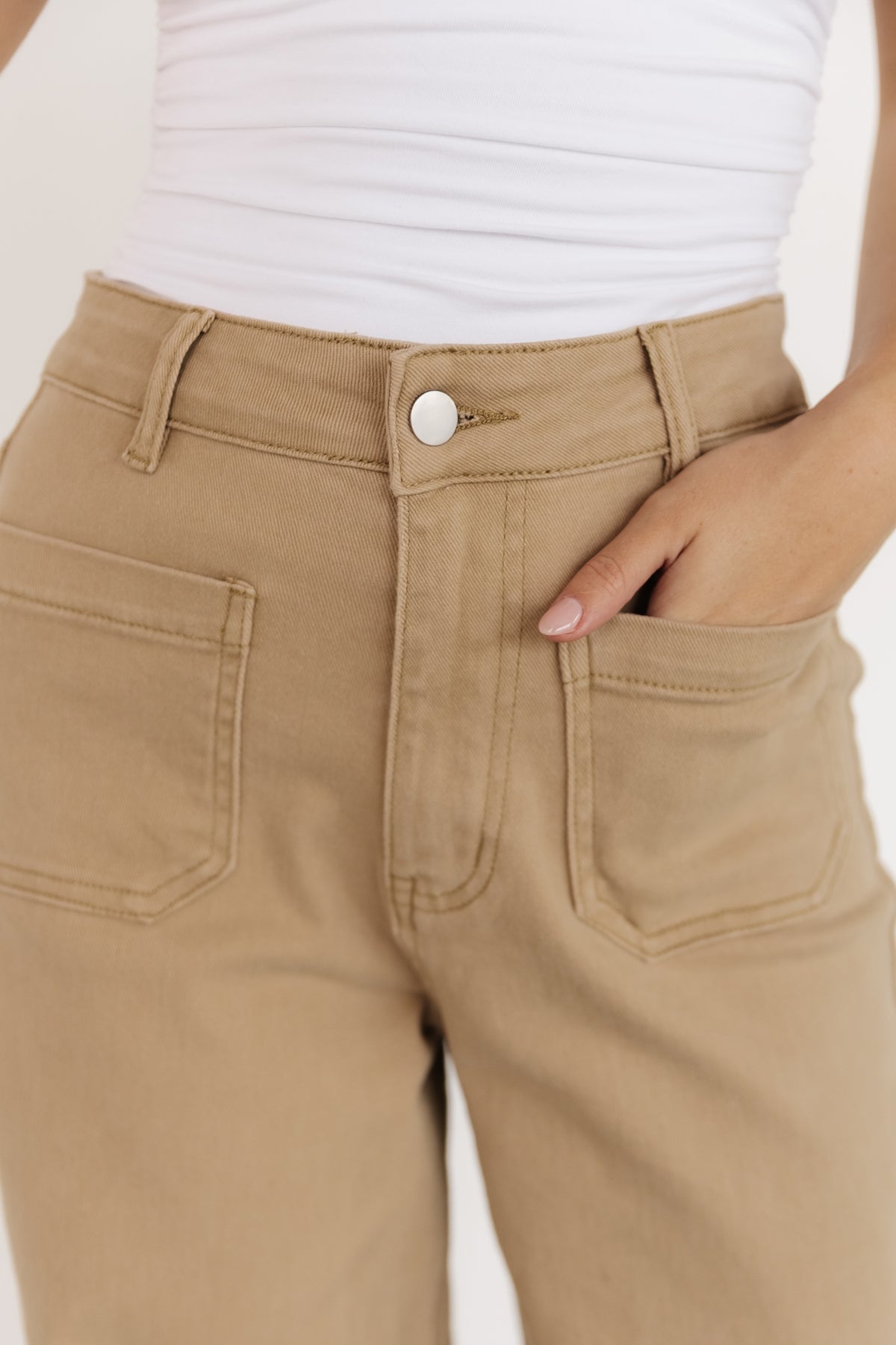 Emery Denim Pants | Natural