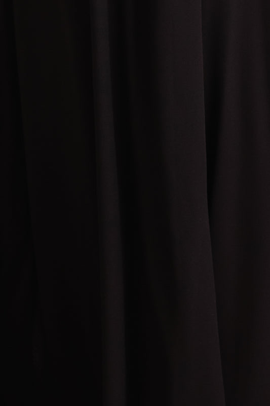 Fabric Swatch - Naomi Chiffon | Black