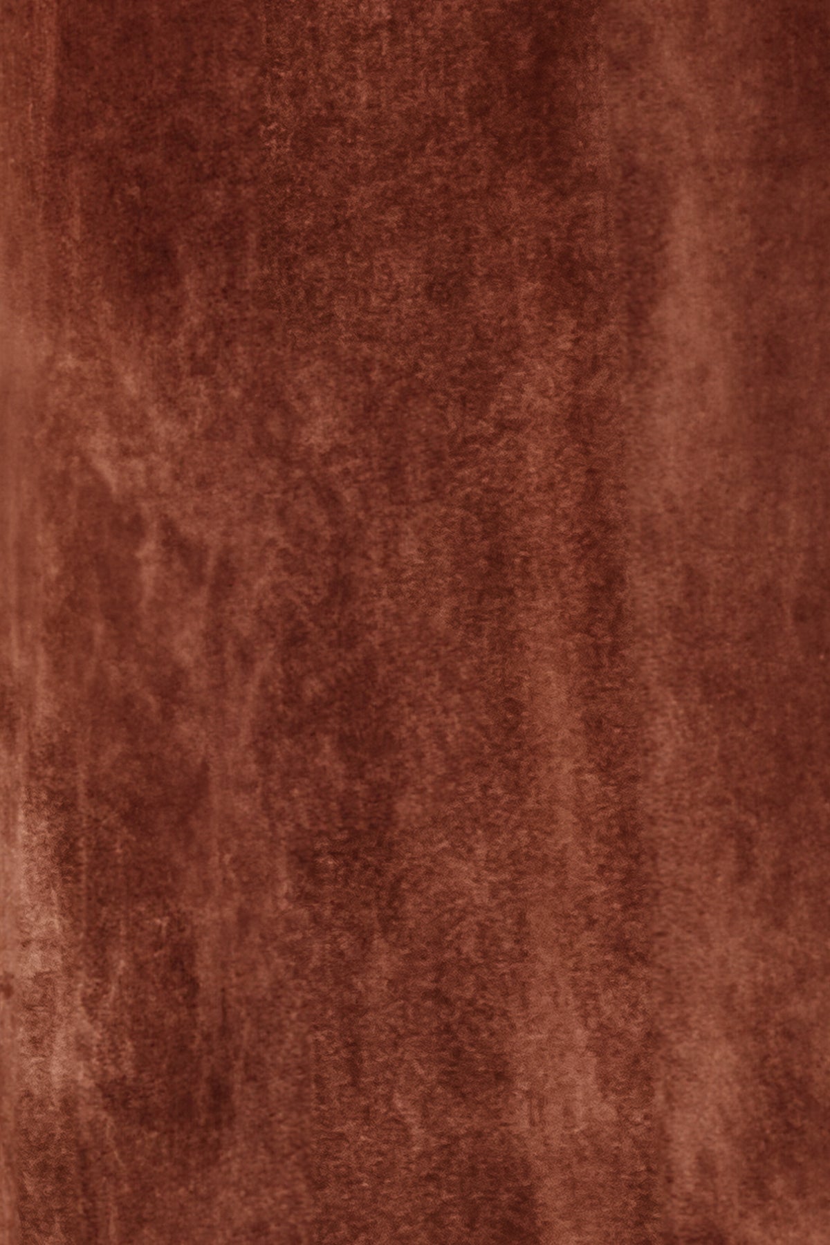 Close-up of Desert Rose Tatiana Velvet fabric swatch showing plush nap, subtle sheen, and stretch for accurate color and texture reference (3x4 sample).