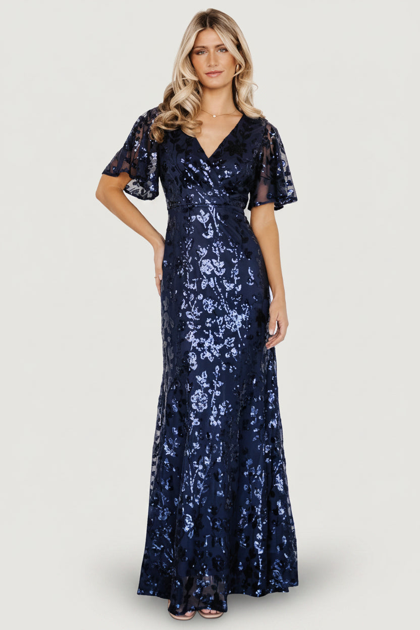 Esme Sequin Dress | Navy