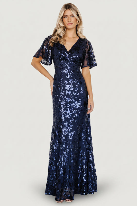 Esme Sequin Dress | Navy