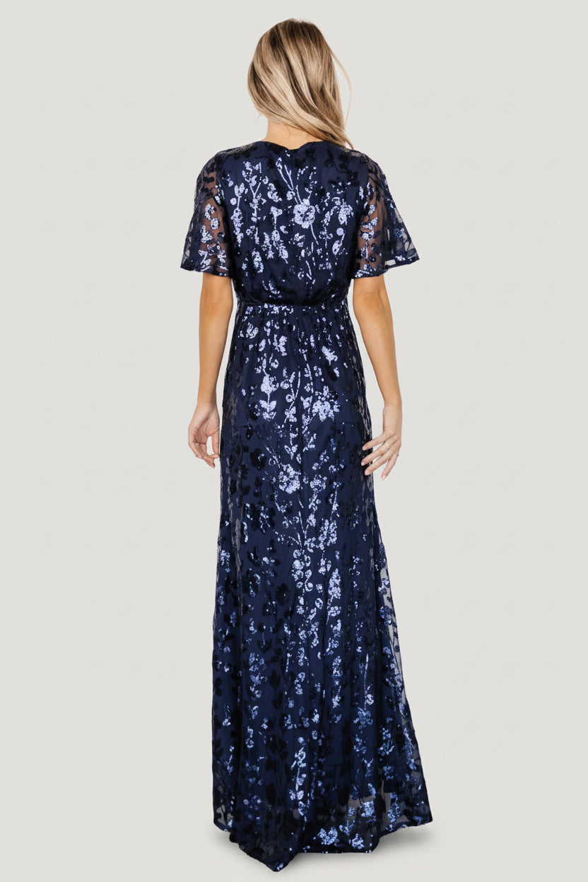 Esme Sequin Dress | Navy