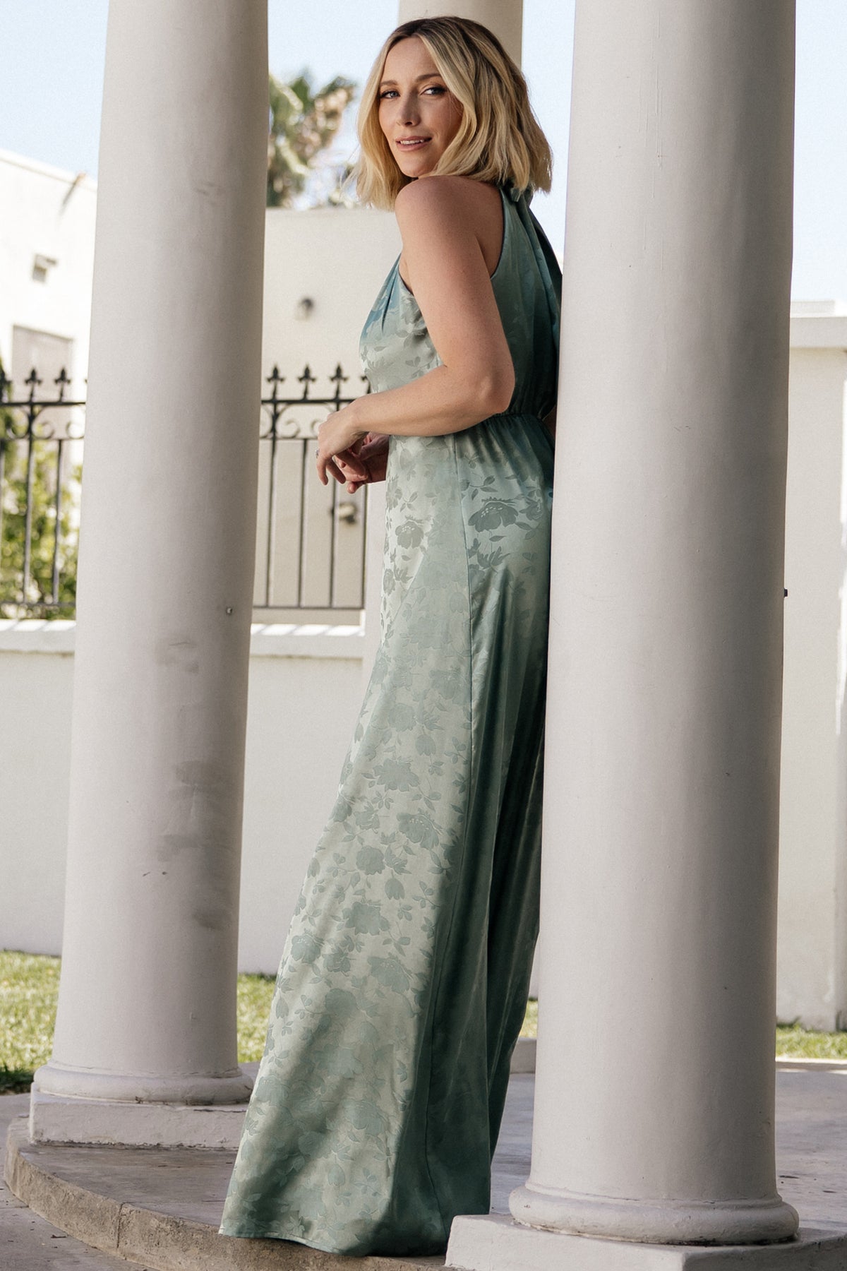 Milan Halter Maxi Dress | Sage