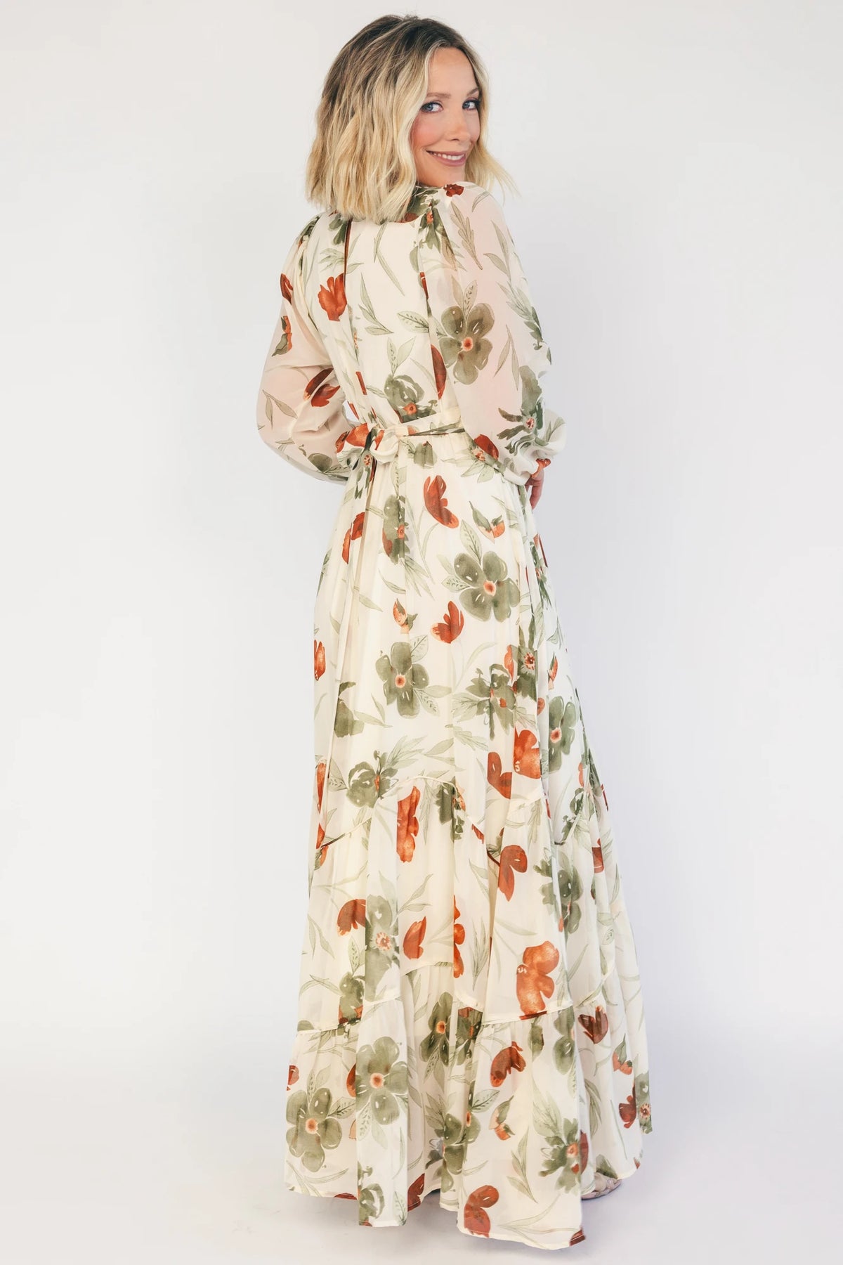 Johanna Maxi Dress | Cream Floral