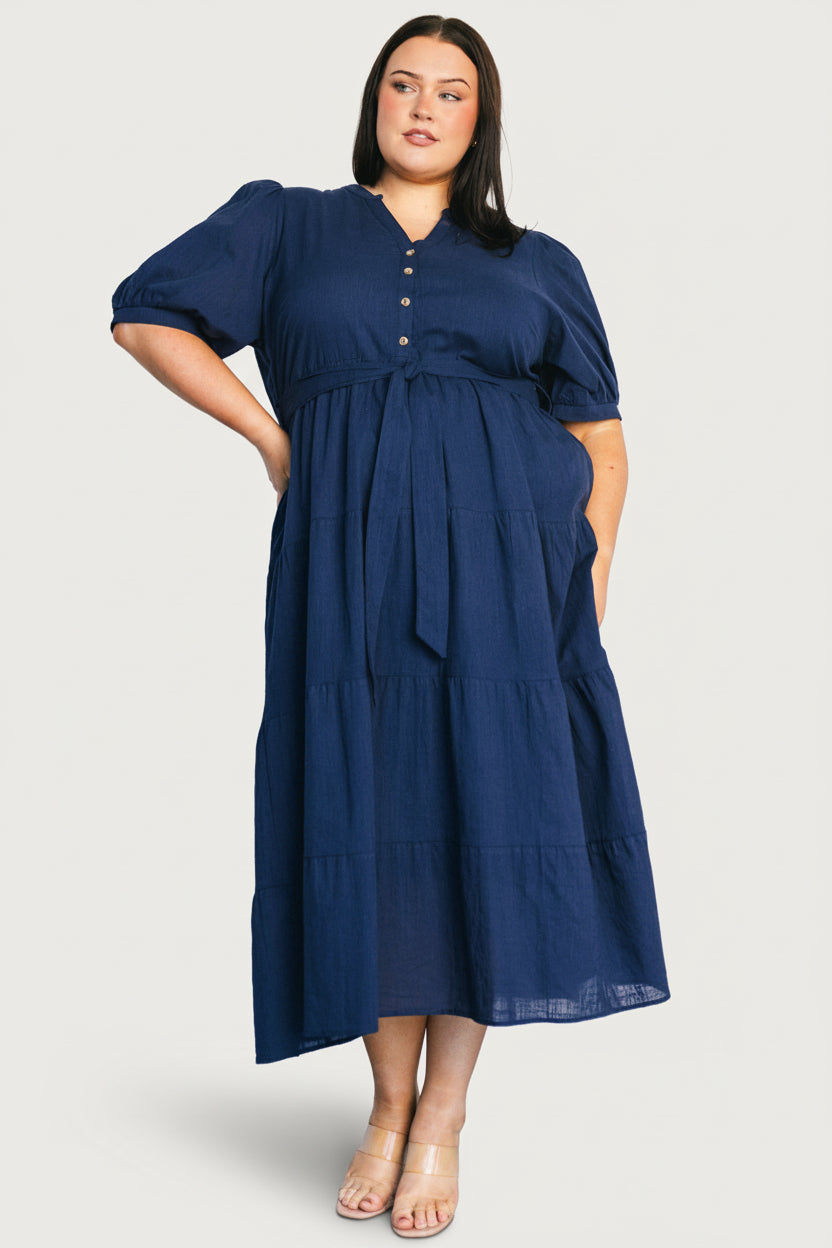 Camille Maxi Dress | Navy