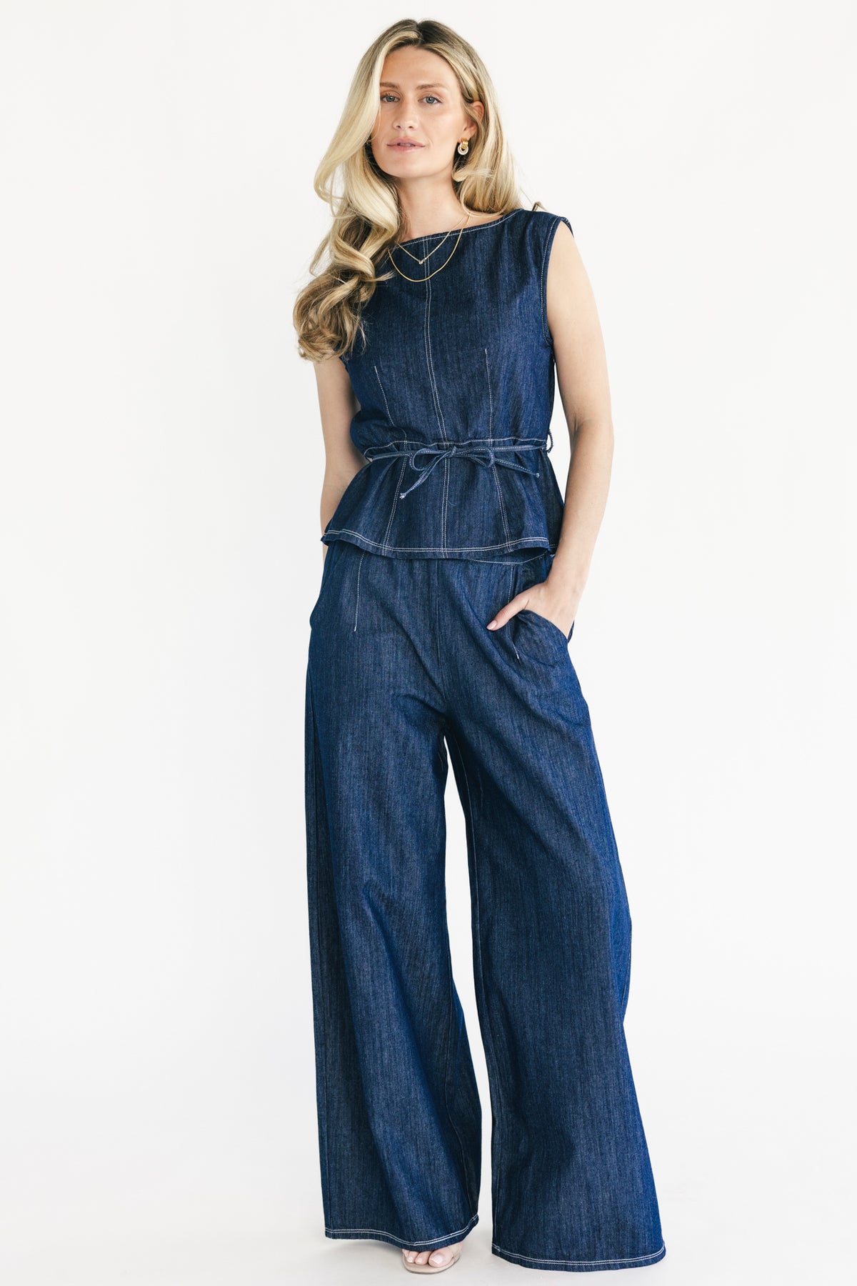 Xandria Pants | Dark Denim