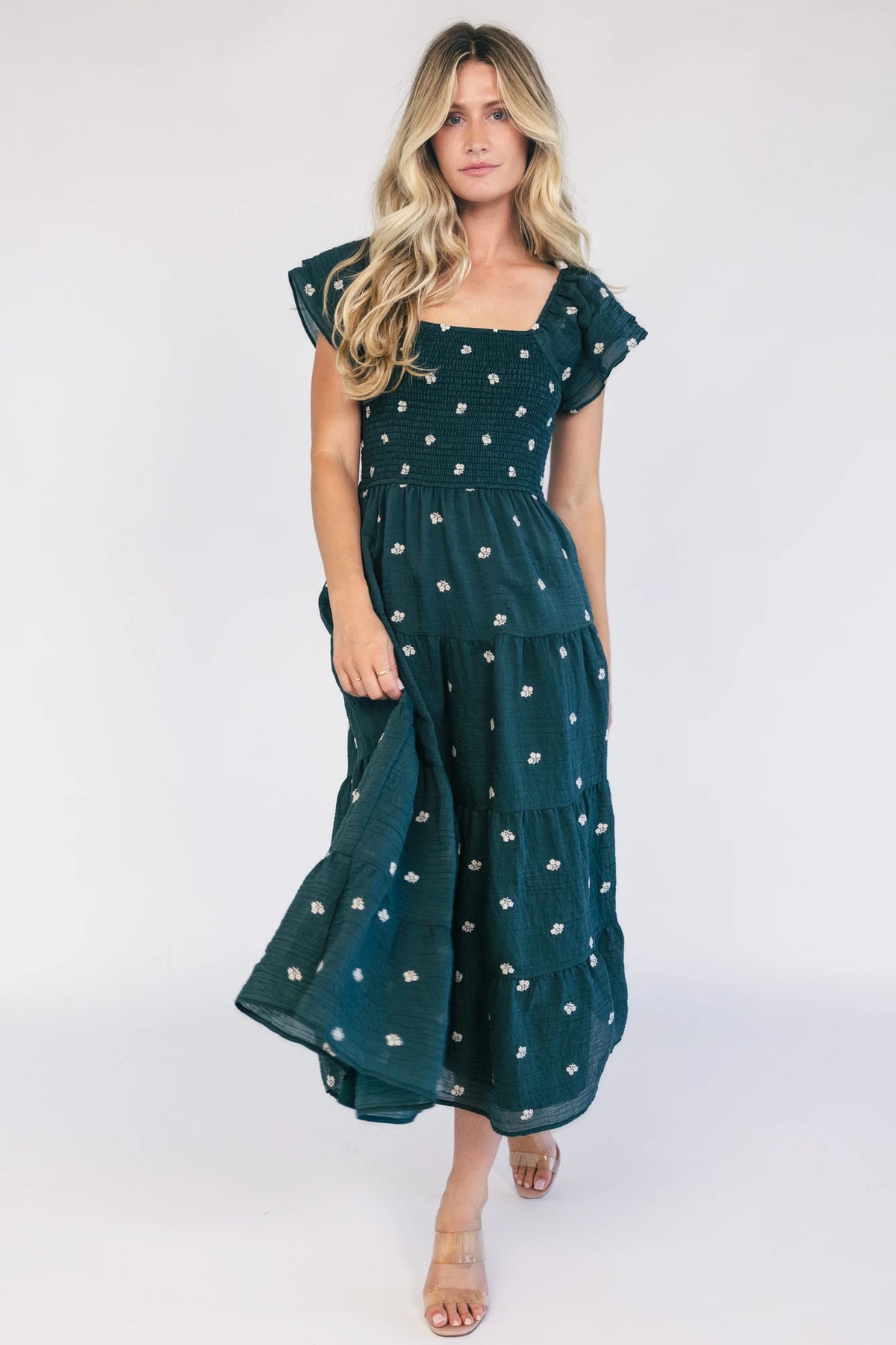 Waverly Midi Dress | Deep Topaz Floral