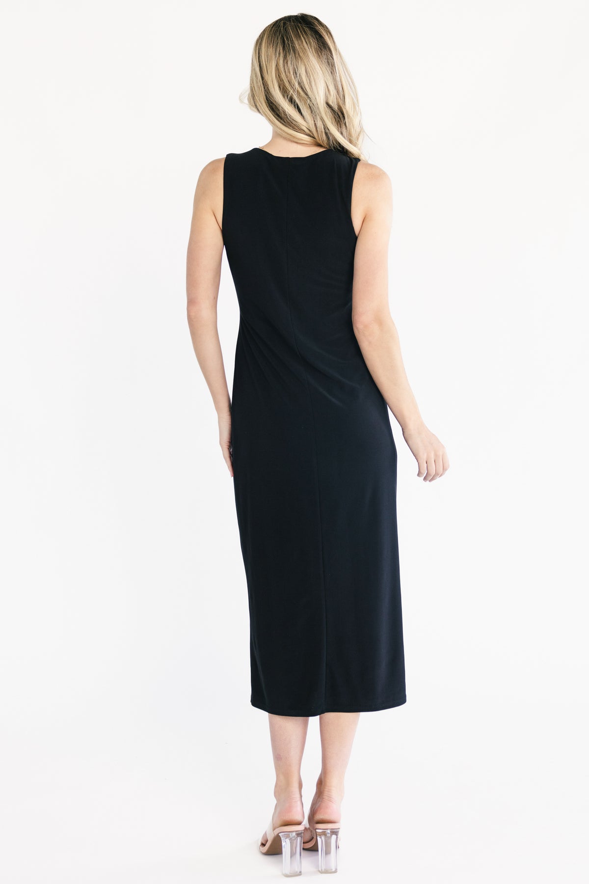 Novara Midi Dress | Black