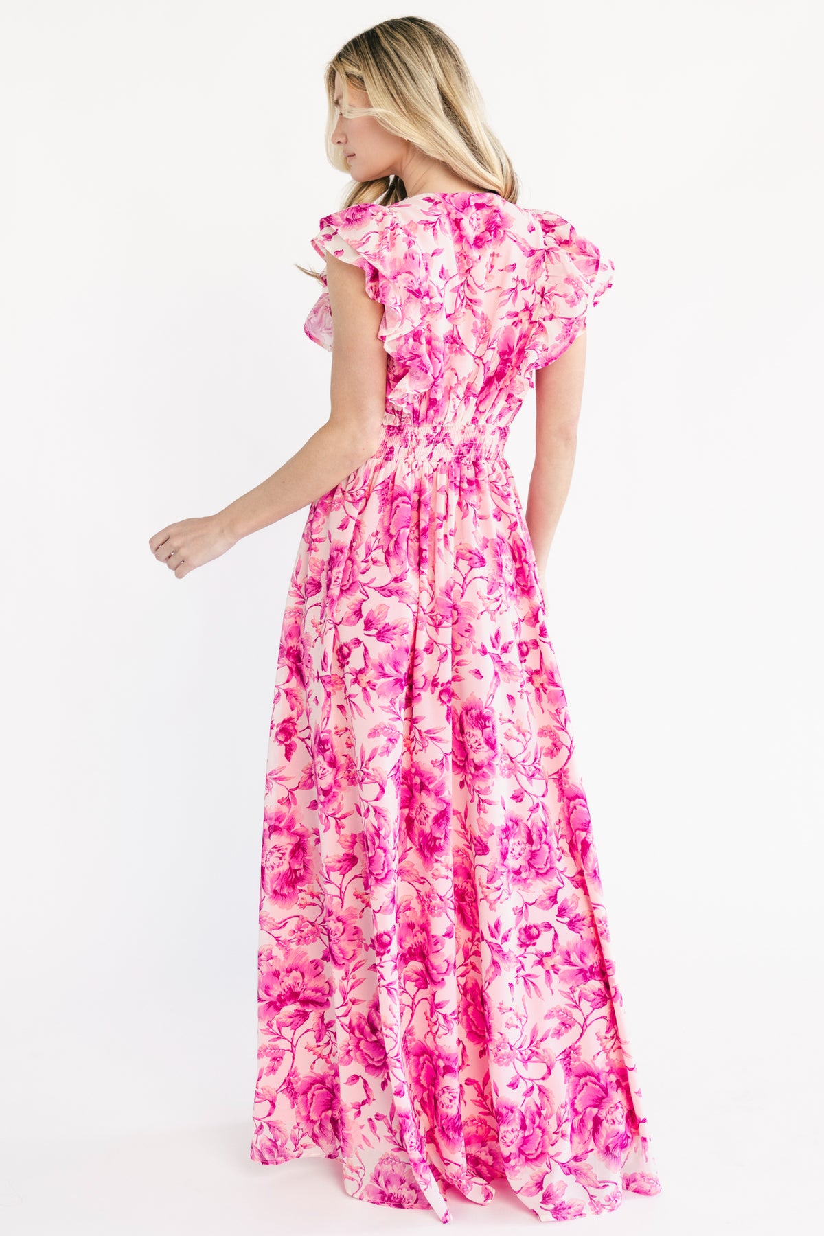 Margie Maxi Dress | Pink Floral