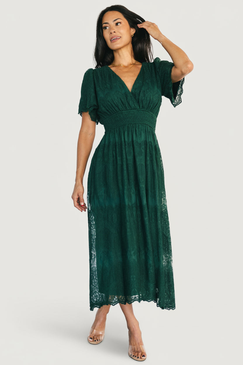 Milena Midi Dress | Green