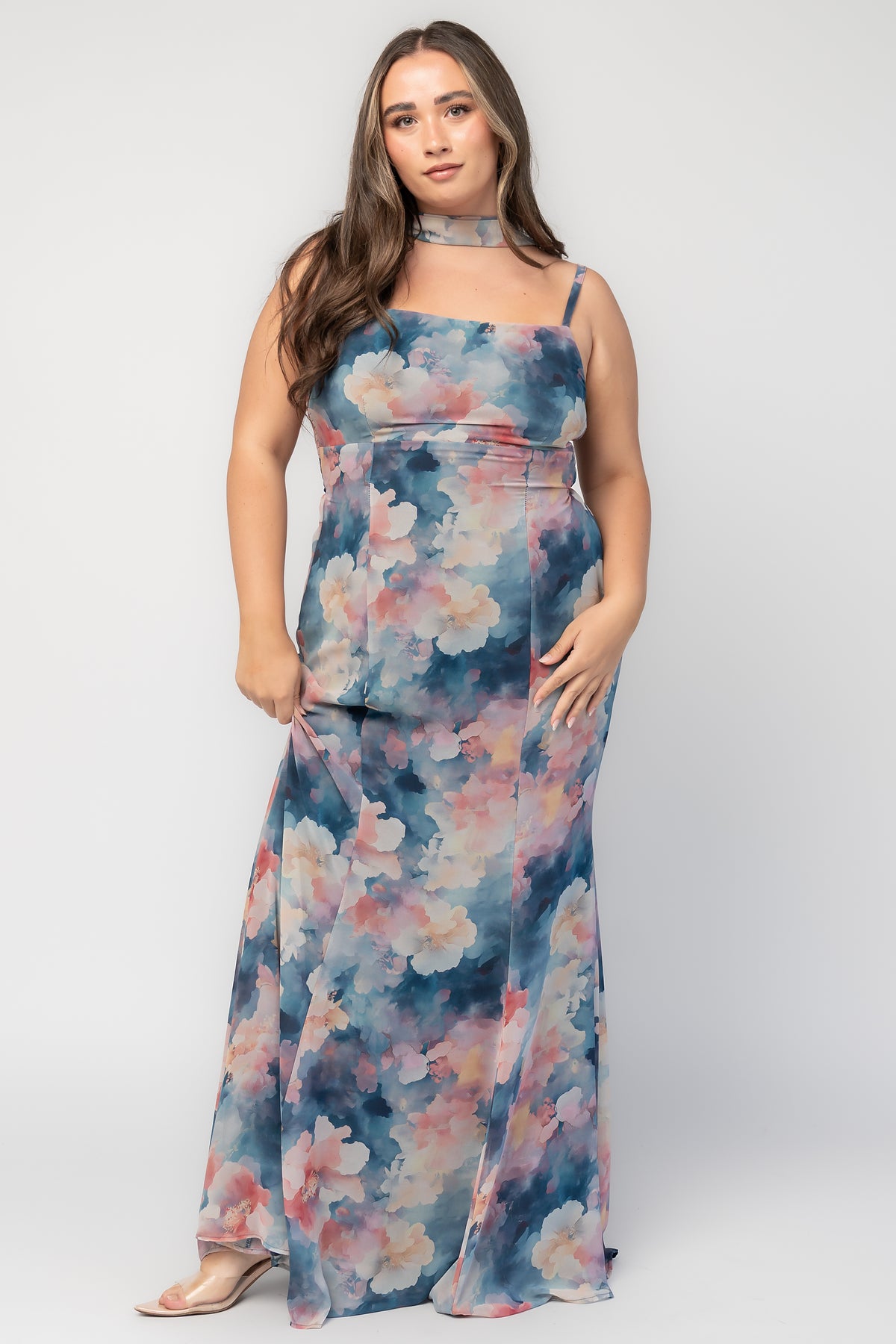Province Maxi Dress | Blue Multi
