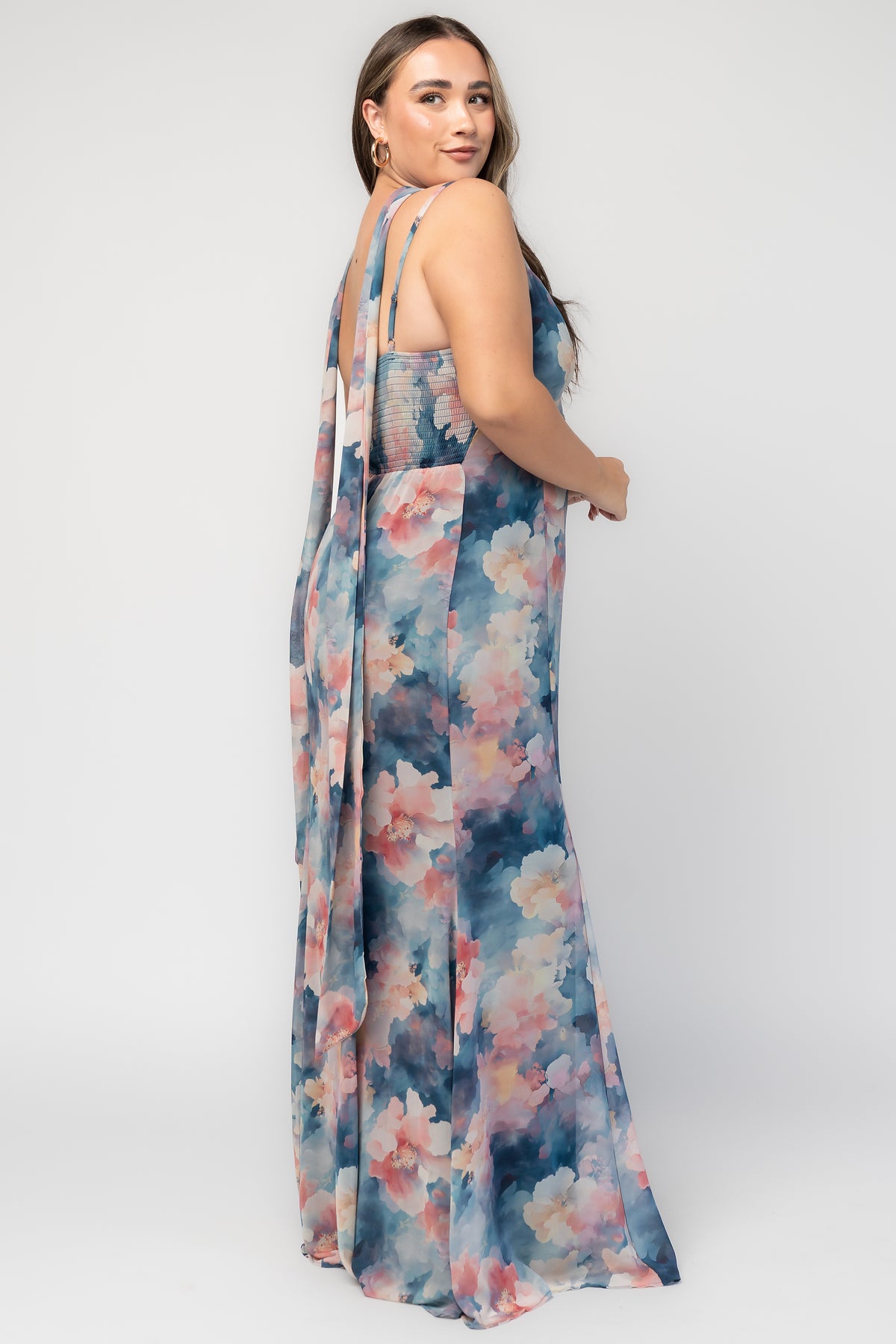 Province Maxi Dress | Blue Multi