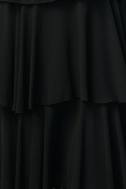 Fabric Swatch - Montaigne Chiffon | Black