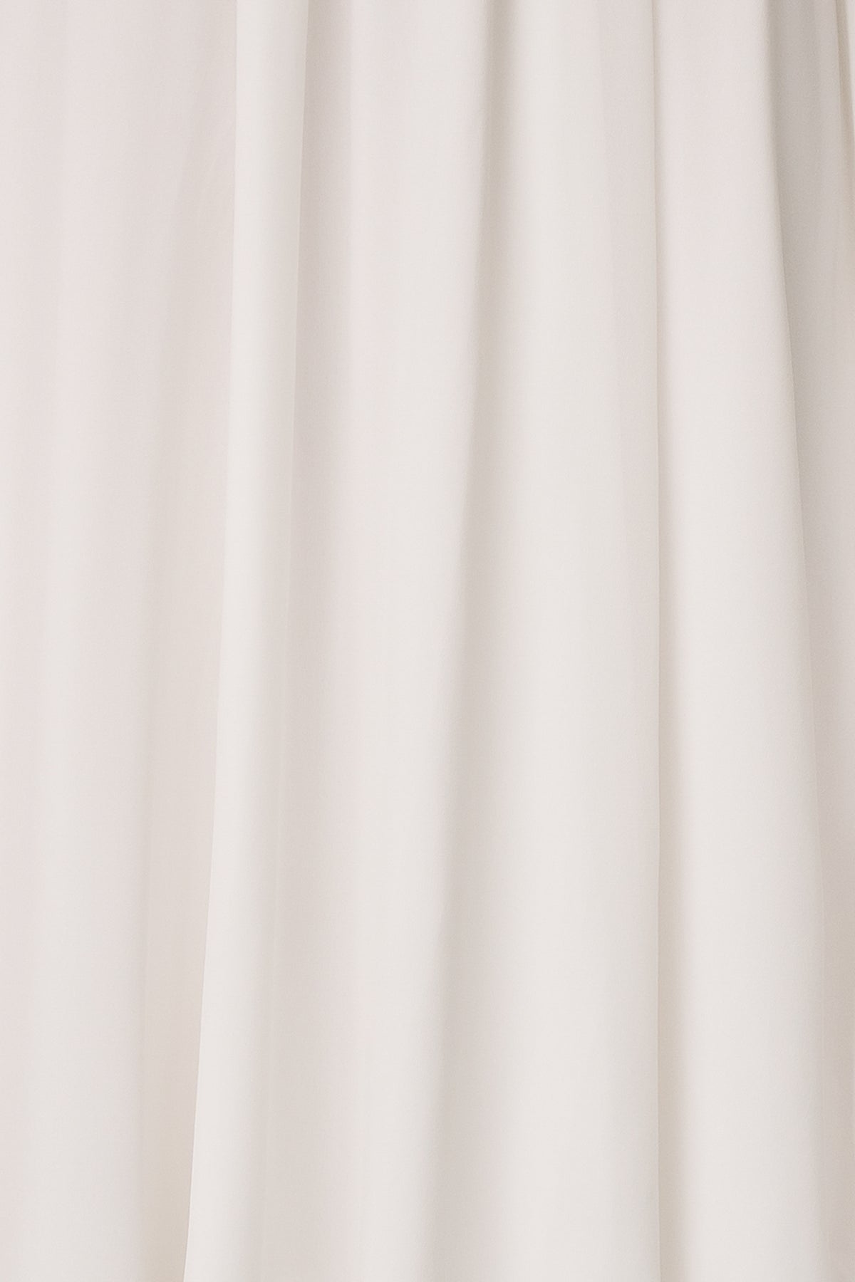 Fabric Swatch - Olivia Chiffon | White