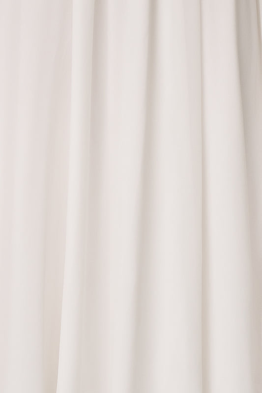 Fabric Swatch - Olivia Chiffon | White