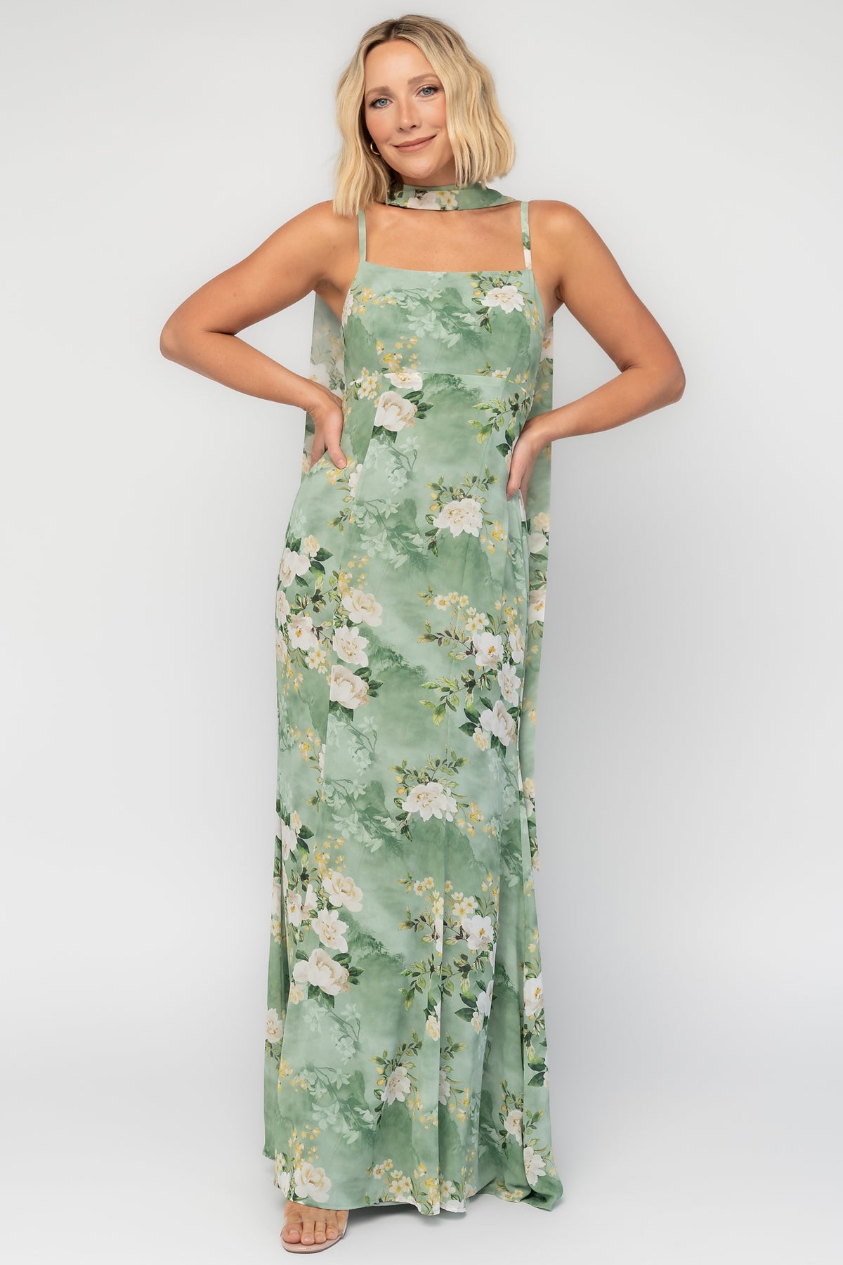 Province Maxi Dress | Sage Floral