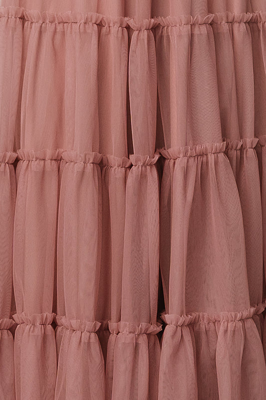 Fabric Swatch - Emma Tulle | Dusty Rose