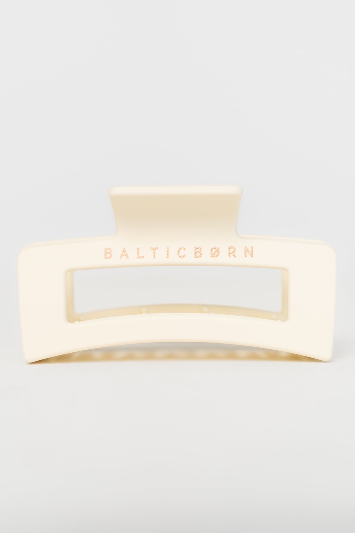 Trixie Matte Claw Clip | Ivory