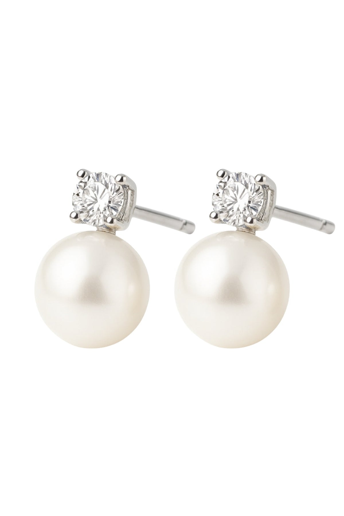 The Molly Pearl Studs in Silver