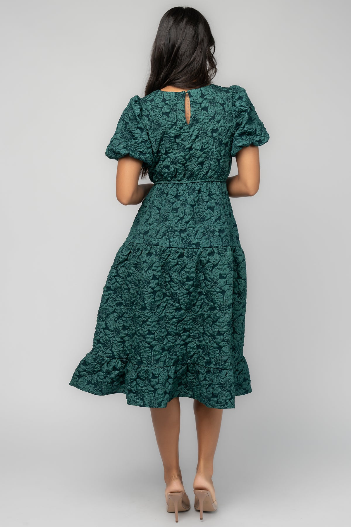Henrietta Midi Dress | Green