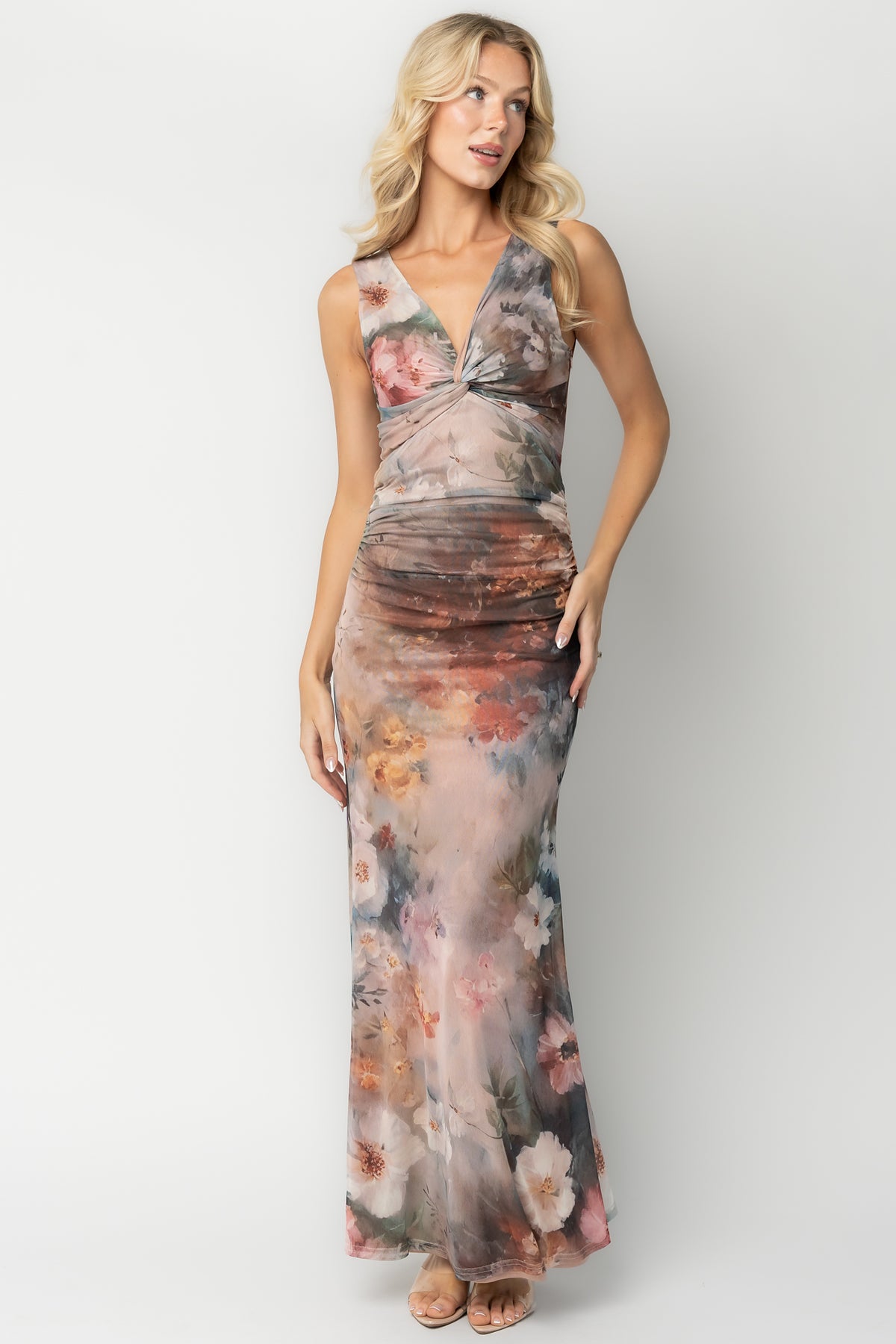 Sereno Maxi Dress | Rose Multi