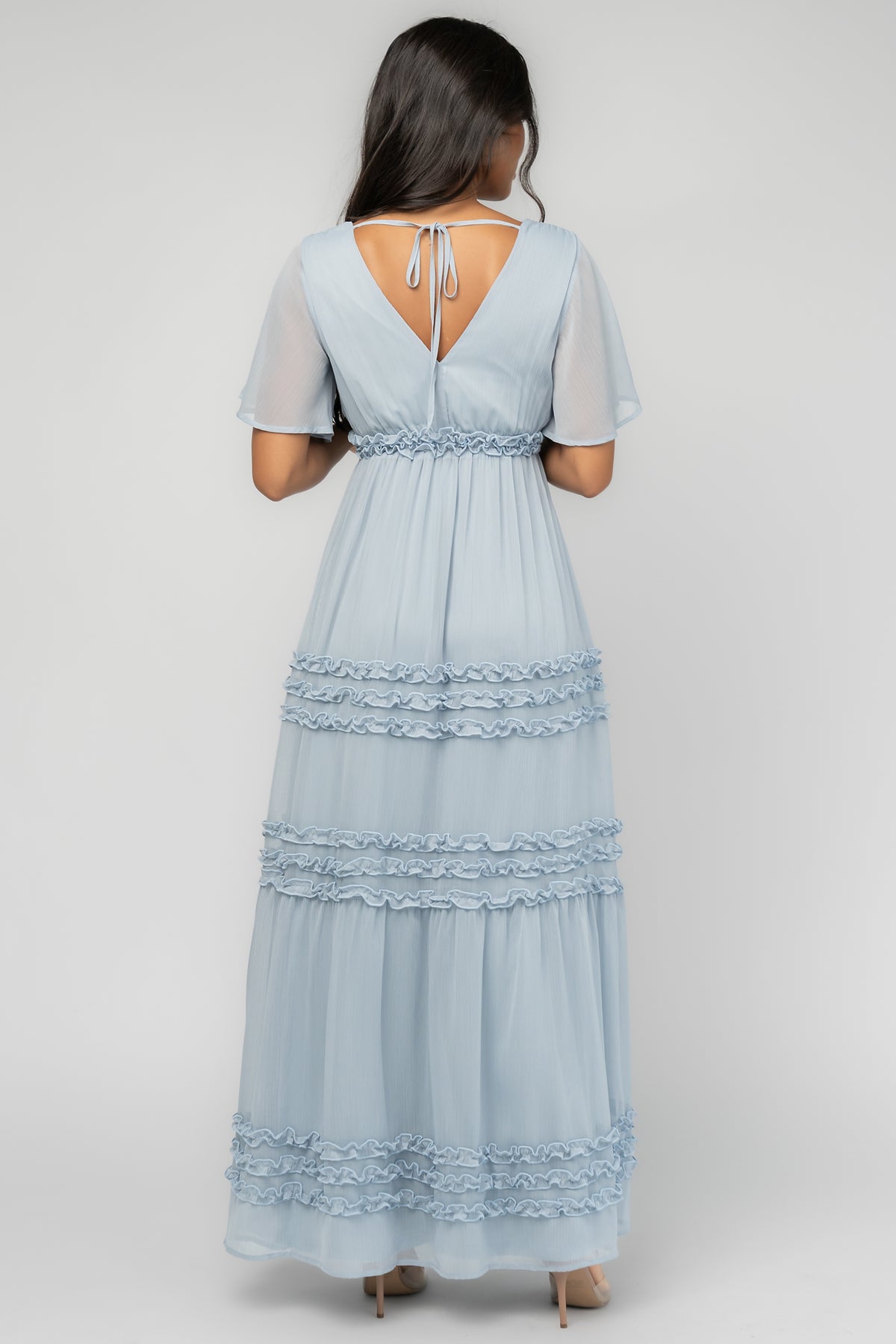 Metropolitan Maxi Dress | Dusty Blue