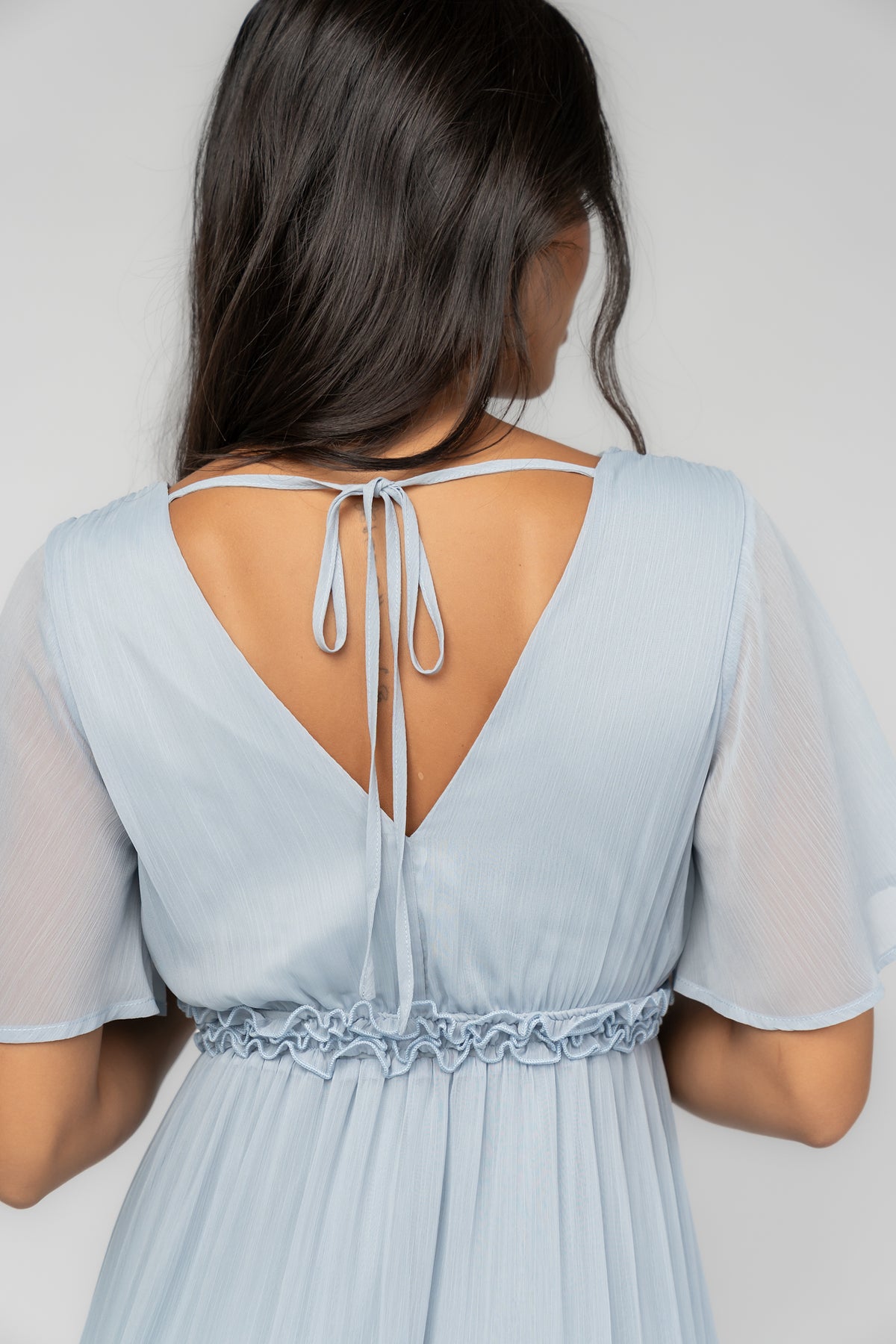 Metropolitan Maxi Dress | Dusty Blue
