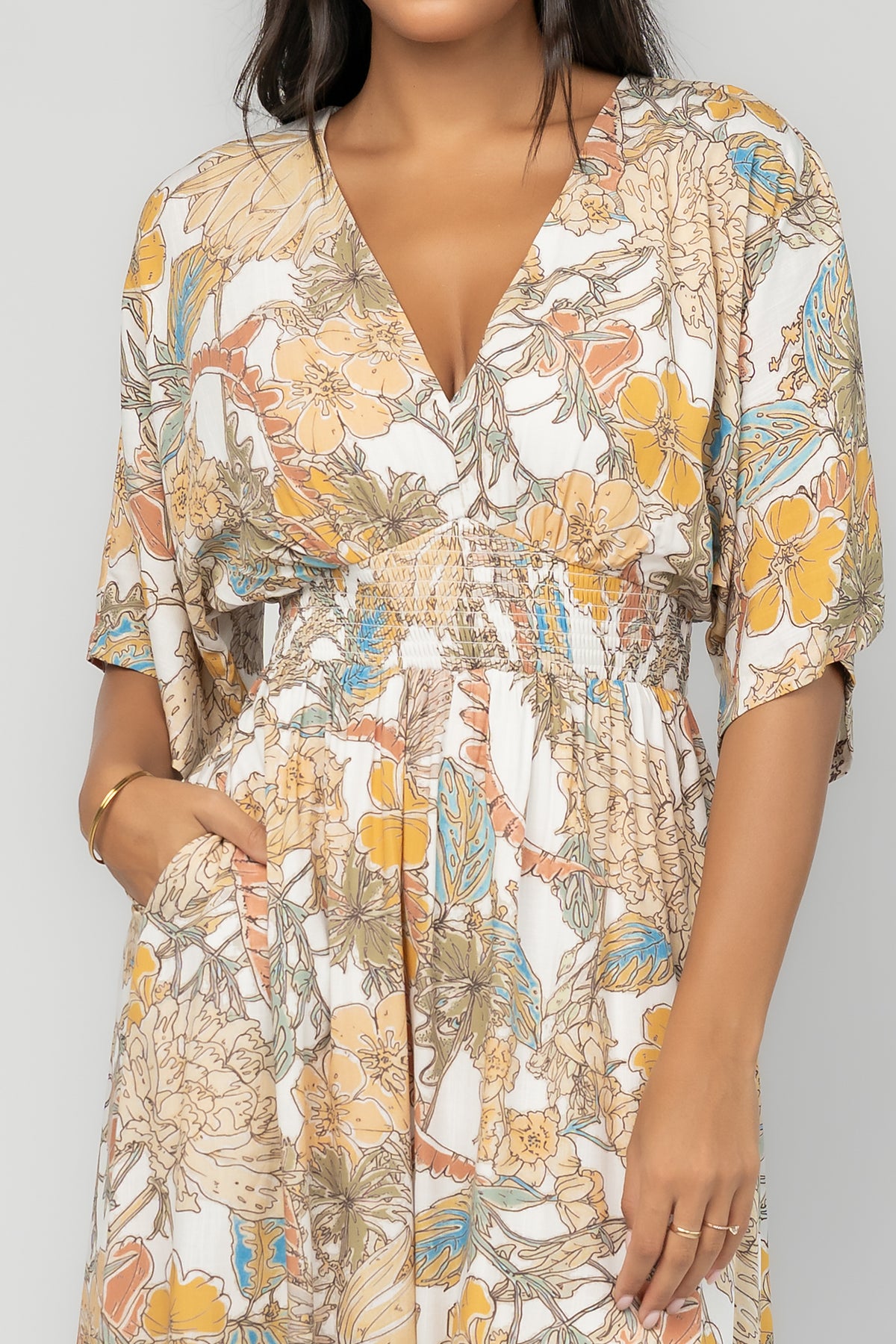 Christiana Maxi Dress | Multi Print