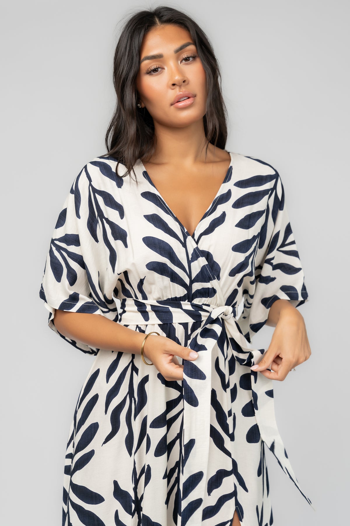 Nerissa Maxi Dress | Navy Print