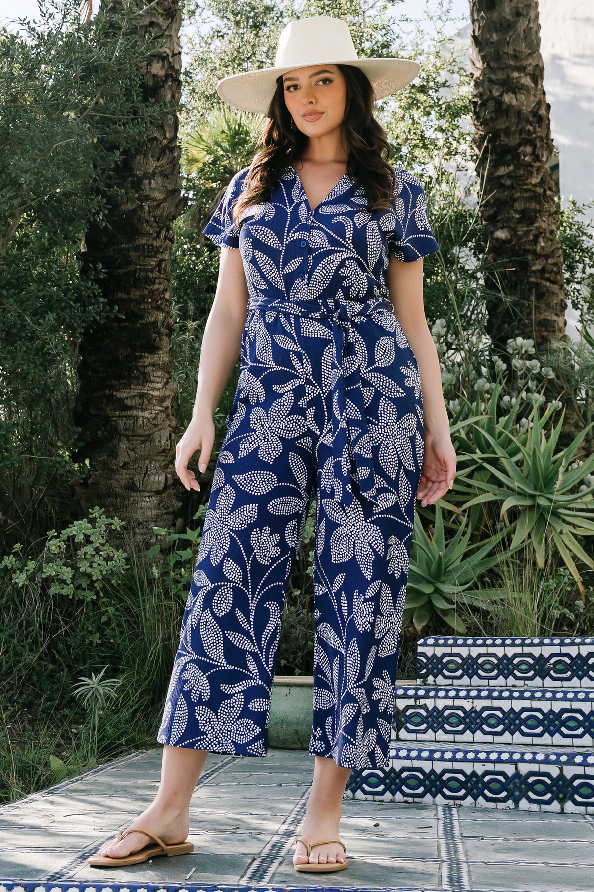 Costa Jumpsuit | Blue Print