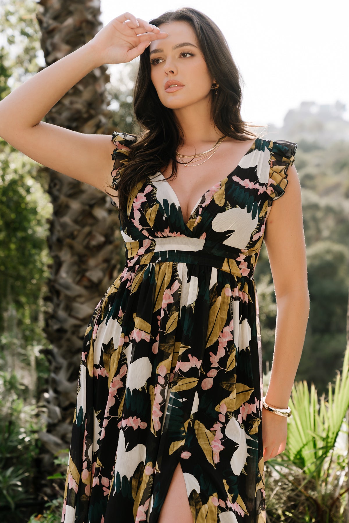Esperanza Maxi Dress | Black Multi