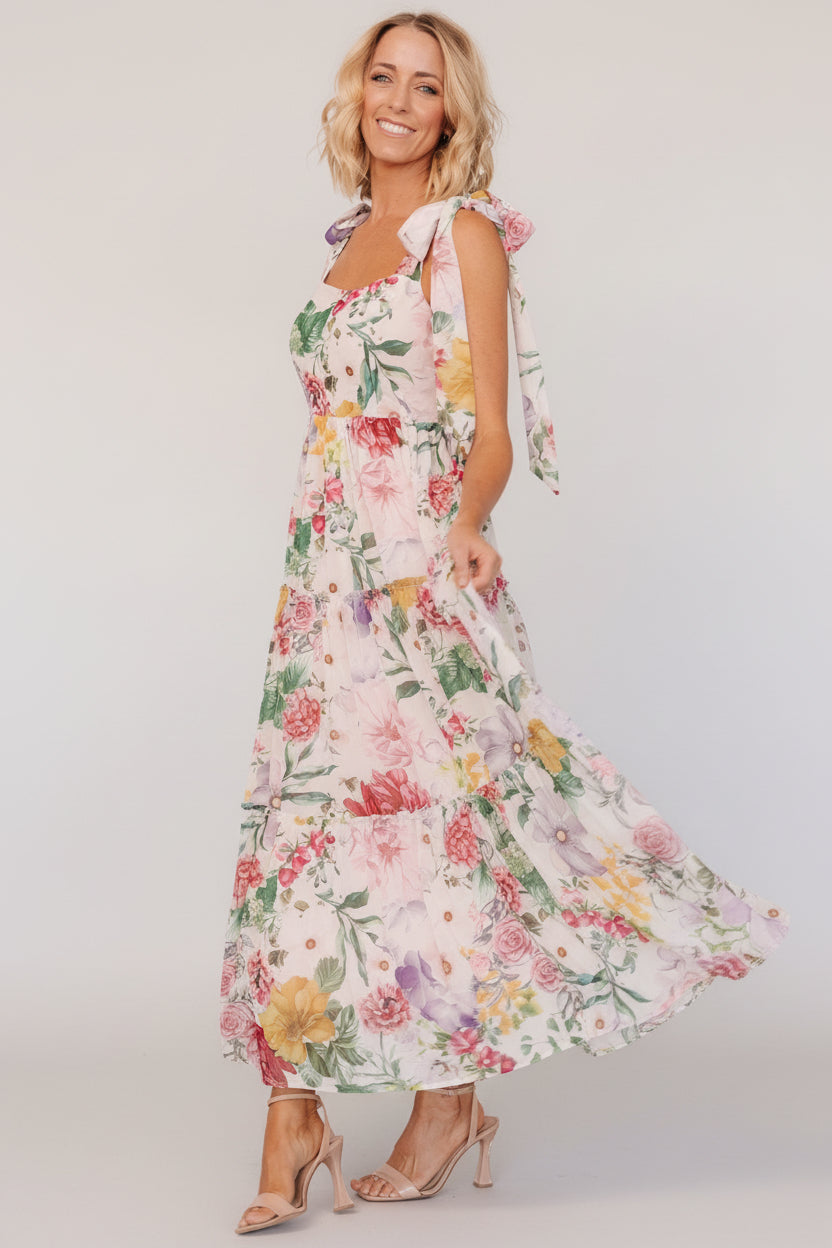 Anita Maxi Dress | Blush Multi Floral