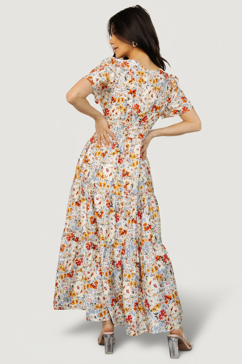 Claudia Maxi Dress | Multi Floral