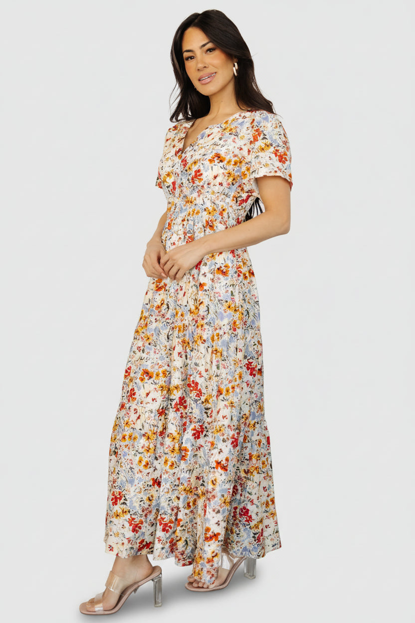 Claudia Maxi Dress | Multi Floral