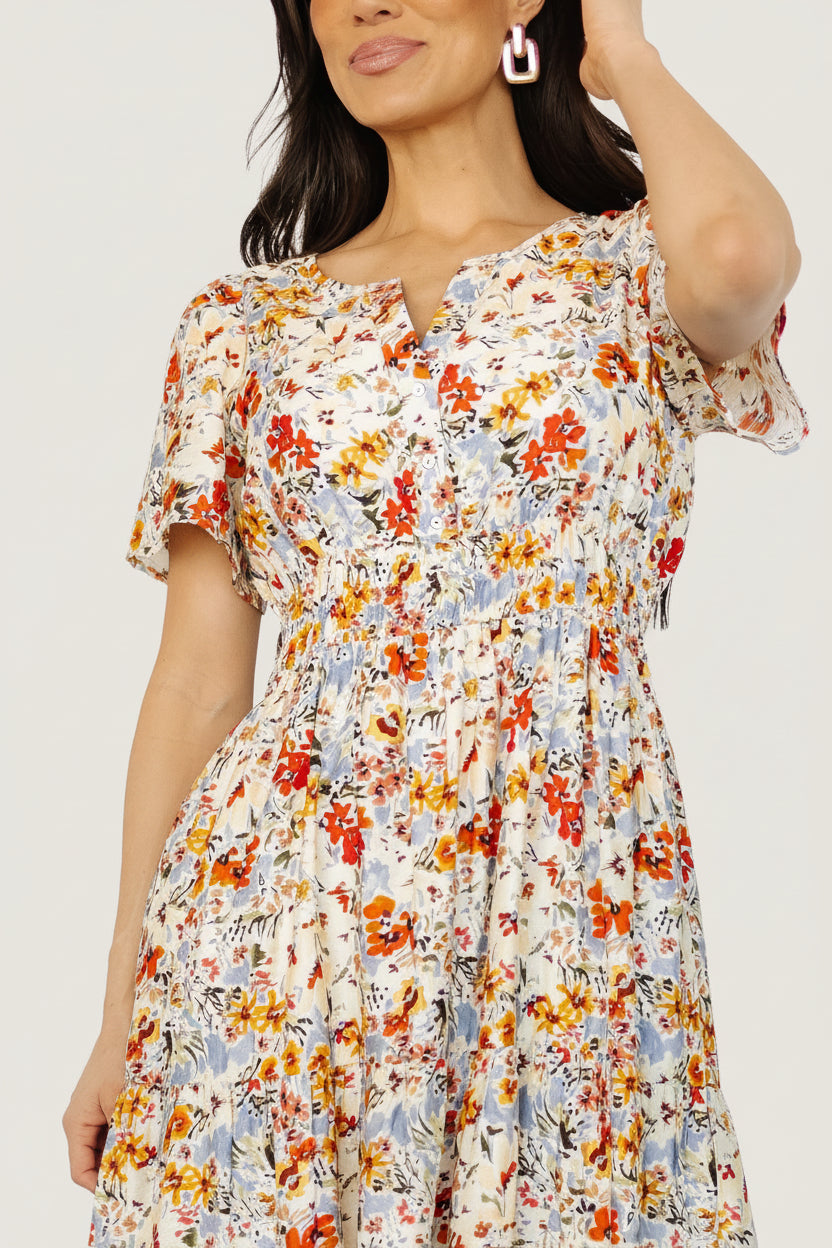 Claudia Maxi Dress | Multi Floral