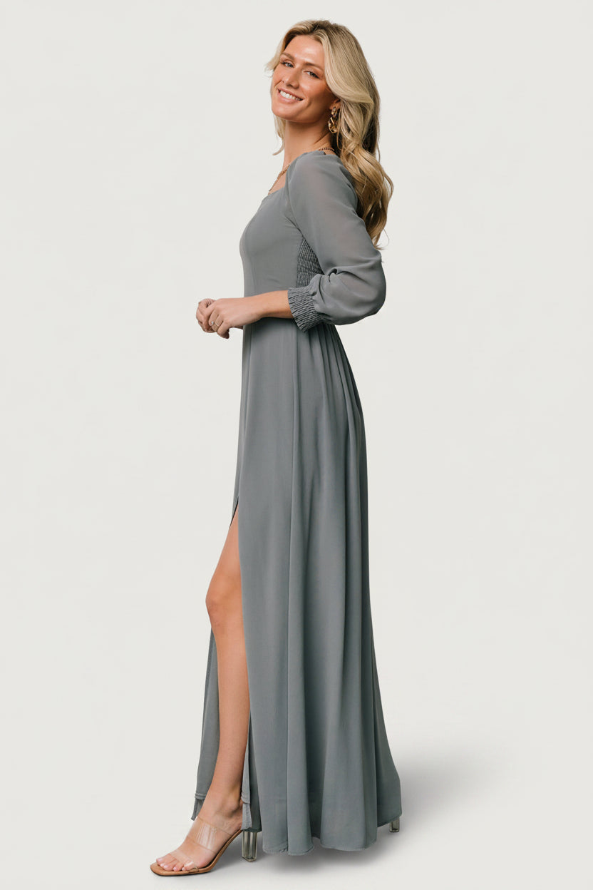 Giselle Maxi Dress | Dusty Blue